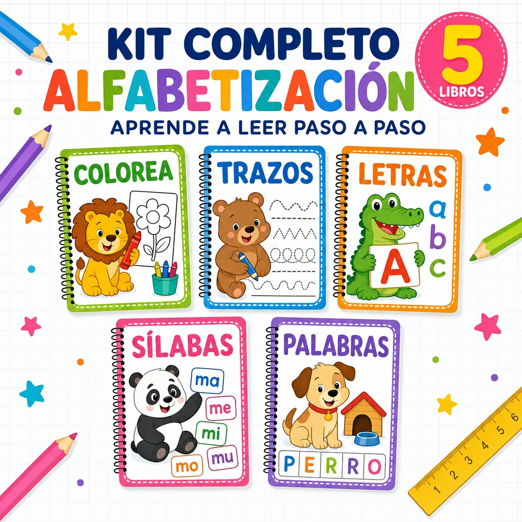 Kit de alfabetización para niños